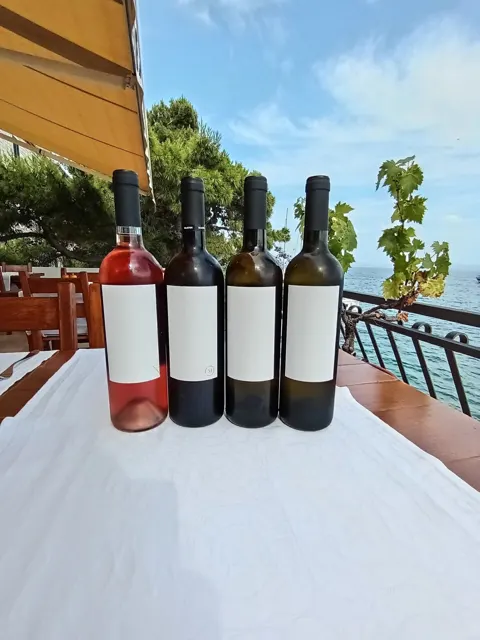 Selection of Stina wines from Brač